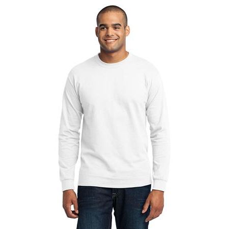 Port & Company ®  - Long Sleeve 50/50 Cotton/Poly T-Shirt. PC55LS